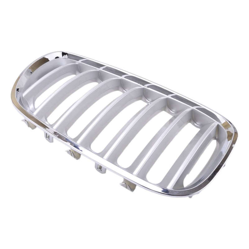 2Pcs Front Bumper Grille Hood Kidney Grill Fit For BMW X5 E53 04-06