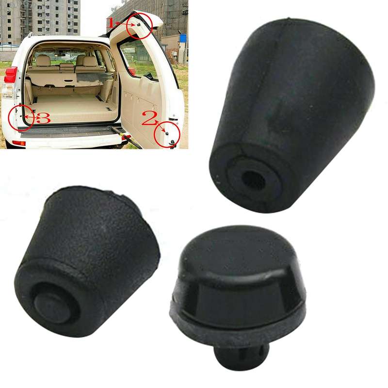 3x Rear Trunk Tailgate Cushioning Granular Pad Fit For Toyota Prado 150 2010-21