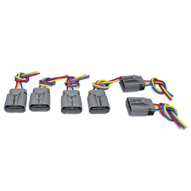 6PCS Ignition Coil Pack Wiring Connectors Pigtails for Nissan 300zx z32 Infiniti