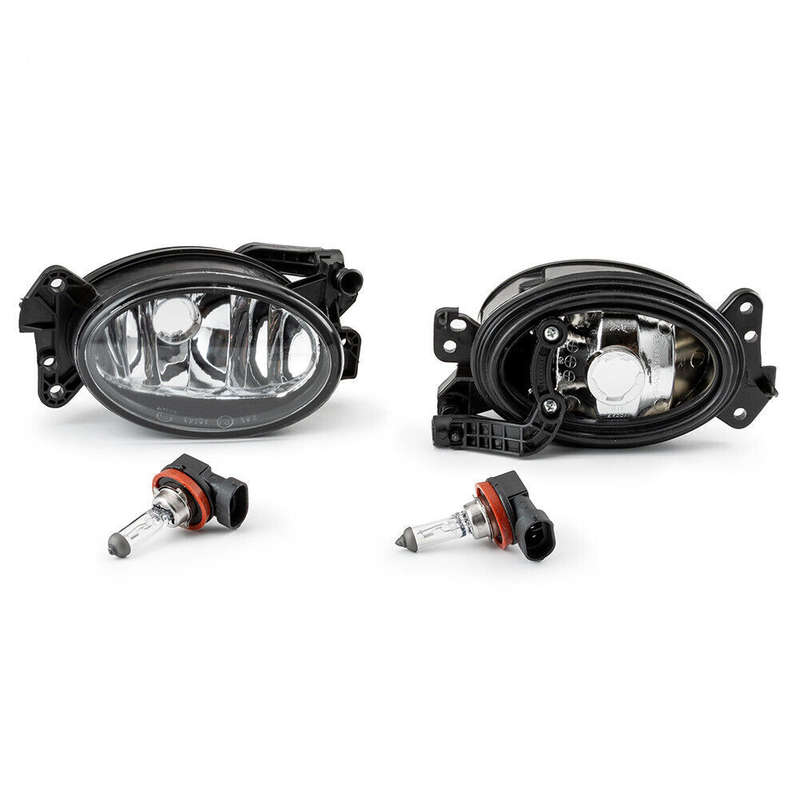 2X Front Fog Light Set For 2006-2011 Mercedes Benz ML350 2008-11 C300 with Bulb