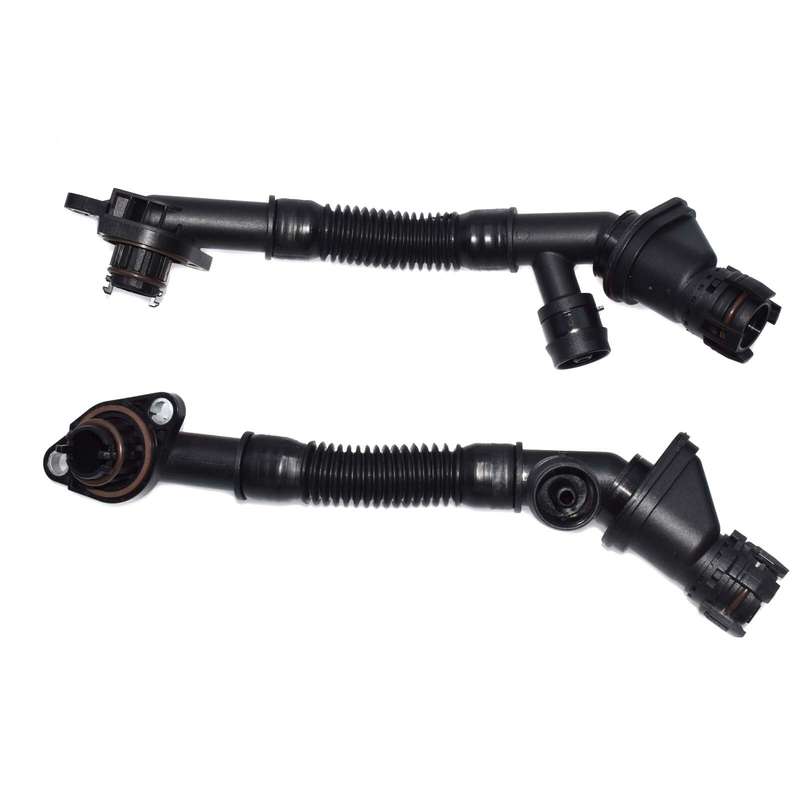 Set of 2 Crankcase Vent Hoses 11157646087 For BMW X5 X6 550i 650i 750i 750Li New