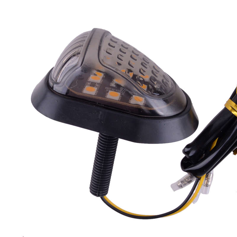 2x LED Turn Signal Indicator Light Motorcycle Scooter Motorbike Universal