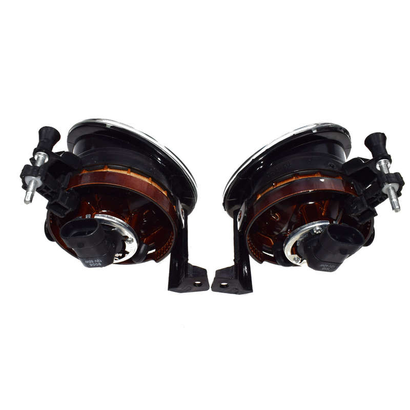 2 PCS Front Convex lens Fog Lamps Lights W/ Bulbs For VW MK6 5K0941699 5K0941700