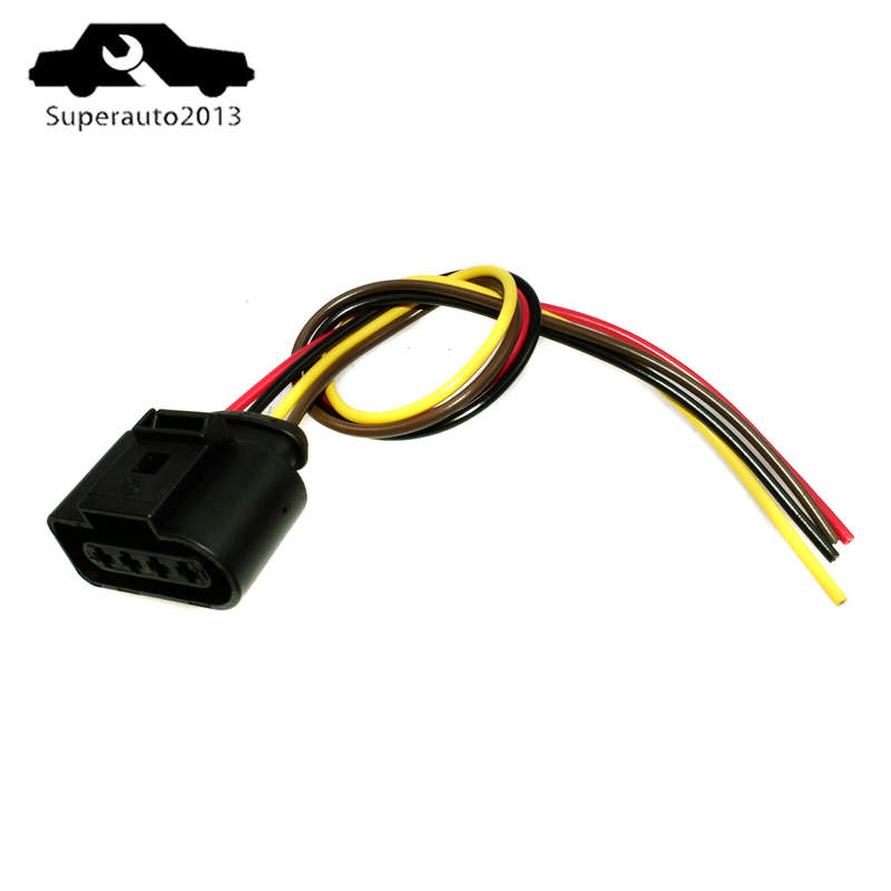 1X Ignition Coil Connector Wire Harness Plug Wiring For VW Jetta Passat Audi New