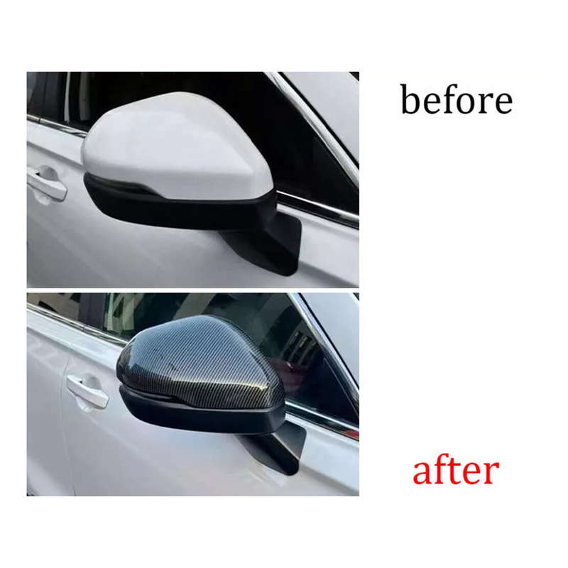 Pair Carbon Fiber Style Rear View Mirror Cover fit for Honda CR-V 2023/2024