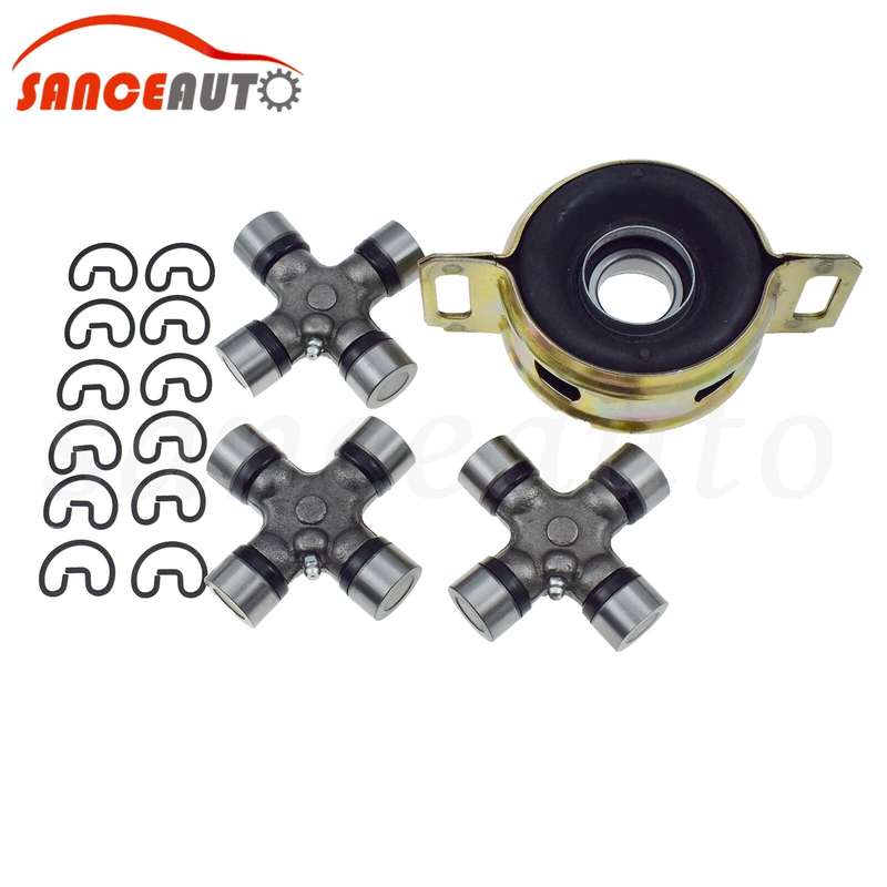 Driveshaft Support Bearing & Spicer U-Joints for Toyota Tacoma 95-04 T100 93-98