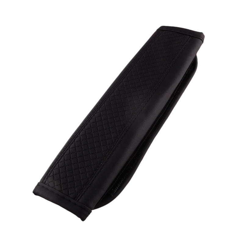 Car Seat Belt Cover Shoulder Strap Pad Cushion Harness PU Leather