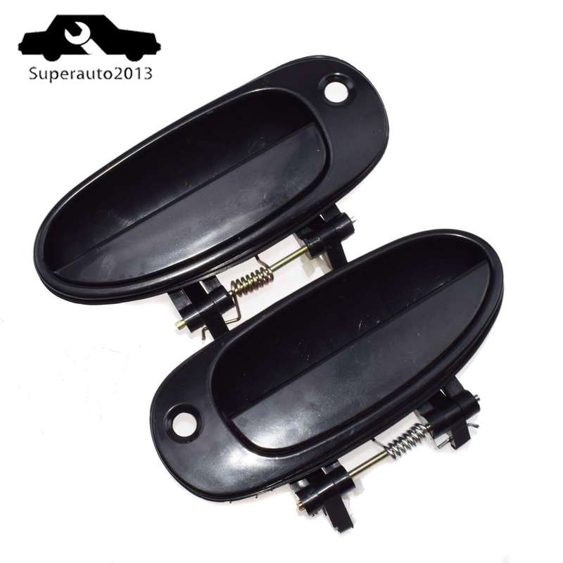 Pair Front Left & Right Side Outside Door Handles For Kia Sephia 1998-2001 New