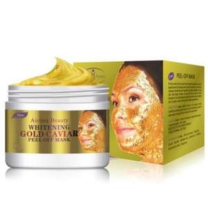 Image result for aichun beauty whitening gold caviar peel off mask
