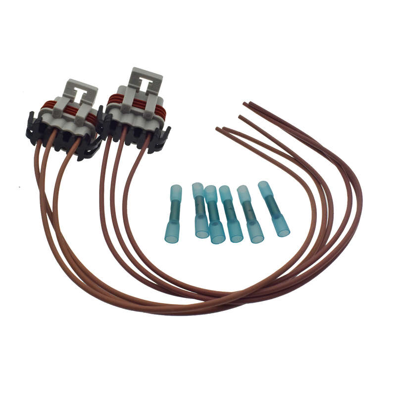 2PCS Headlight Wiring Harness Connector Pigtail for 05-14 Freightliner Columbia