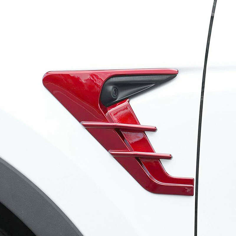 Fit For Tesla Model 3 Y 2021 2X Side Fender Camera Flank Protection Cover Trim