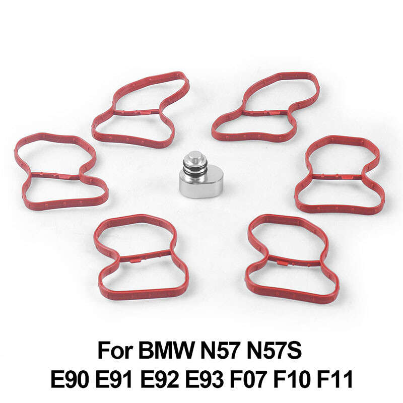 Swirl Cover Seal Gasket Kit 714123100 For BMW N57 N57S 11618511363 11618575534
