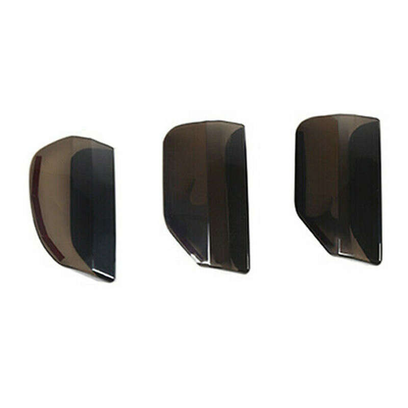6pcs Smoked Black Tail Light Lamp Cover Guard Trim Fit For Ford Mustang 2015-17