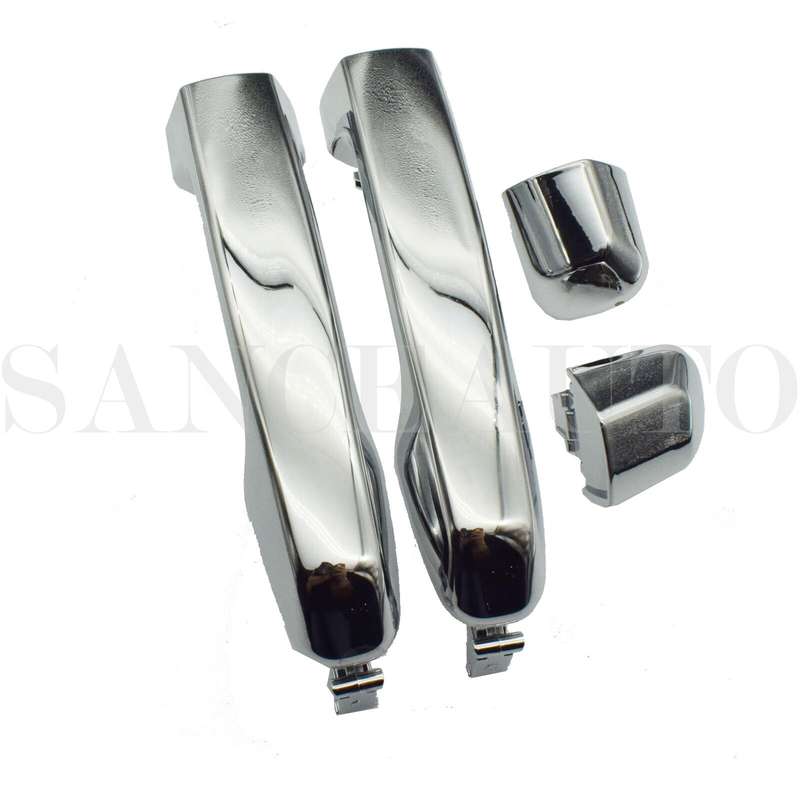 2pcs Rear Left + Right Outer Door Handles For 10-16 Toyota 4Runner Lexus GX460