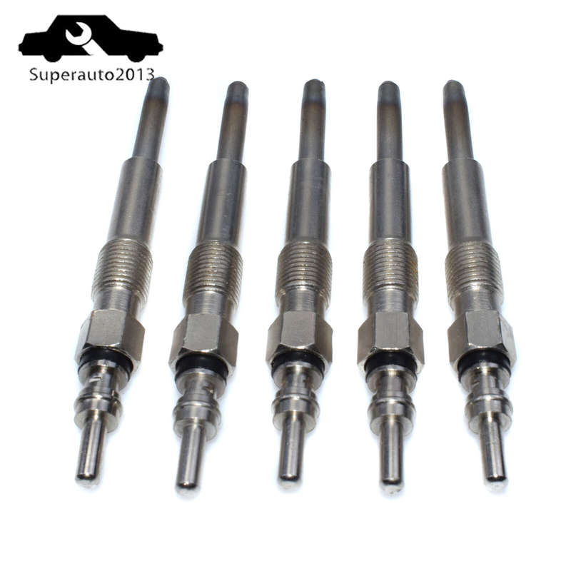 0250202022 5X Glow Plug For VW Beetle Golf Jetta 1.9L l4 TDI Audi A3 Seat Skoda
