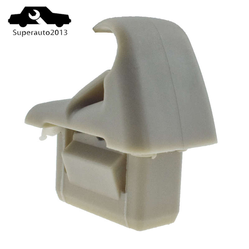 New 1PCS Sun Visor Holder Beige For 2008-21 Mitsubishi Outlander Lancer MR654610