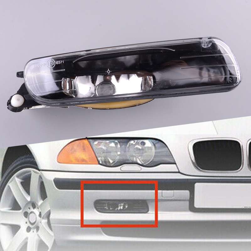 Clear Lens Fog Light Right Side Fit For BMW E46 3 Series 1999 2000 2001