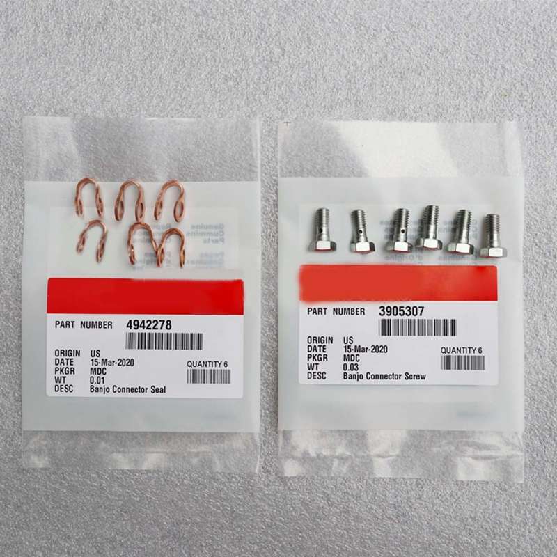 Return Line Banjo Bolt Set with Seal for Cummins Dodge 89-98 6BT 12V 3.9 5.9