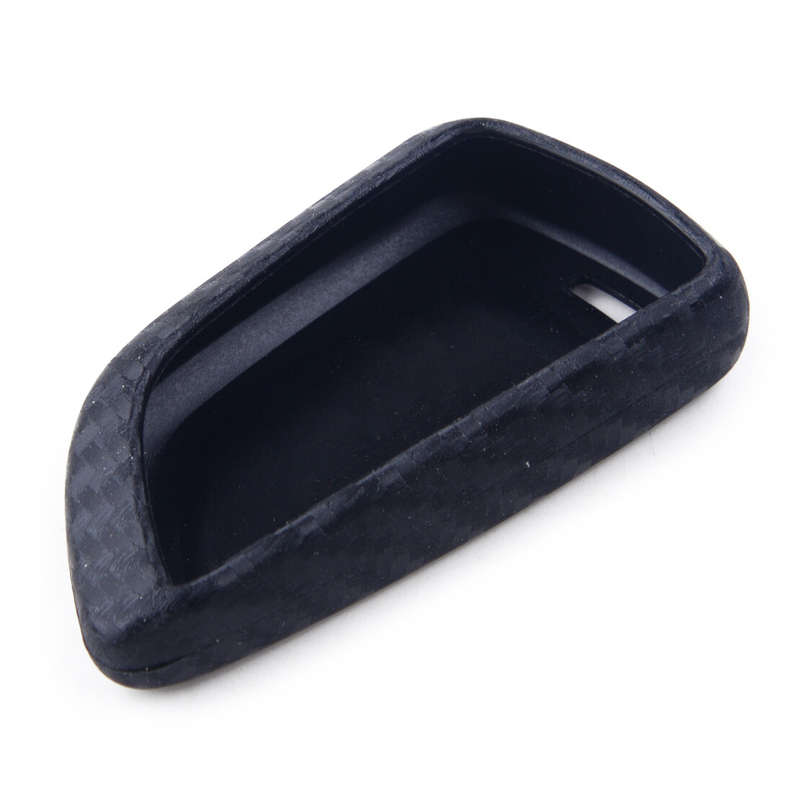Silicone Car Key Case Shell Cover & Key Fob Clasp Ring Fit for BMW 2 5 6 7 Serie