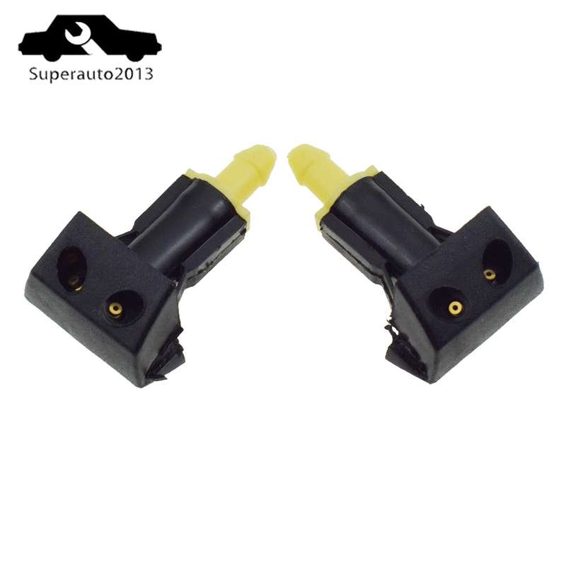 1 Pair Front Windshield Spray Nozzle Linetype Nozzle Fit For NISSAN Patrol Y62