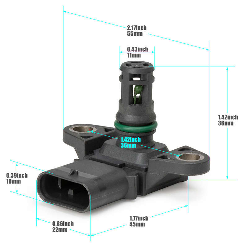 Air Intake Flow Map Pressure Sensor For BMW 135I 320I 328I 335I 528I 740I 750I
