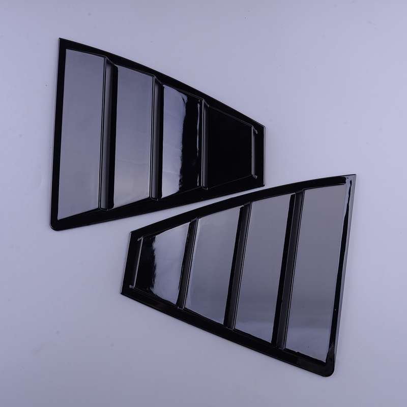 Pair Rear Window Quarter Panel Louvers Vent Trim Fit For Hyundai Elantra 2017-20