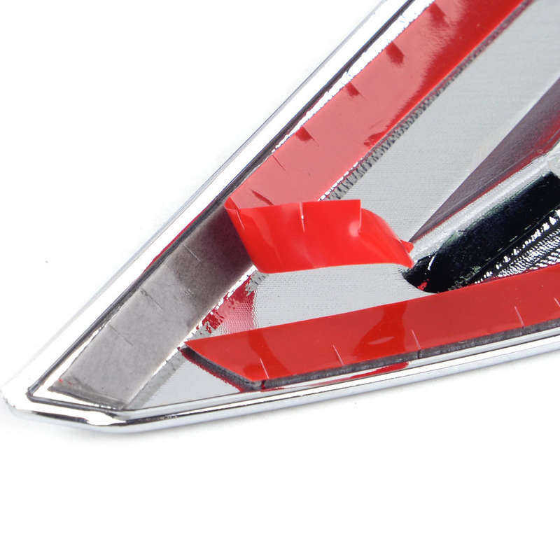 2pcs Chrome Rear Fog Light Lamp Cover Molding Trim Fit for Hyundai Sonata 11-14