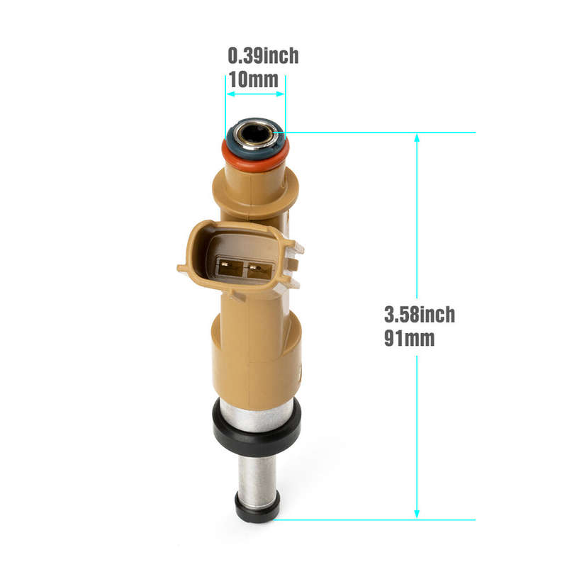 Set of 4 Fuel Injectors 23250-0T020 For Toyota Corolla Matrix 1.8L 2009-2015 New