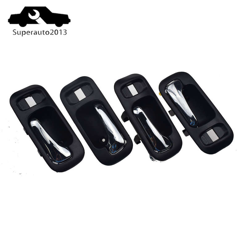 New 4X Front Rear Left Right Interior Door Handle For 1997-01 Honda CRV Odyssey