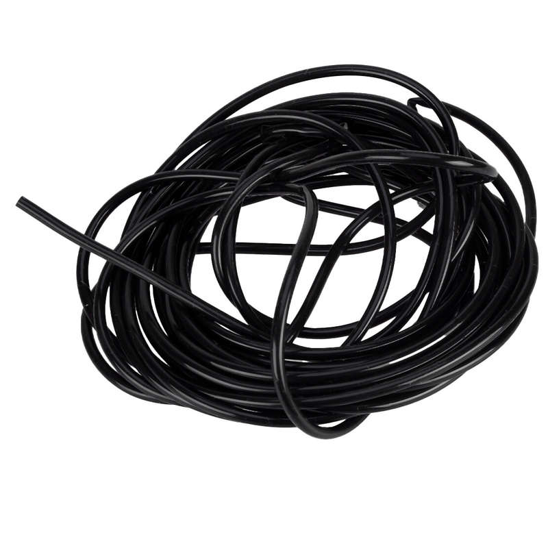 1x Black Universal Silicone Air Vacuum Hose Line Pipe Tube 20 Feet Use