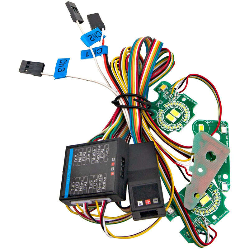 For Traxxas TRX-4 Sport Complete LED Light Kit w/Power Supply Head & Tail Lights