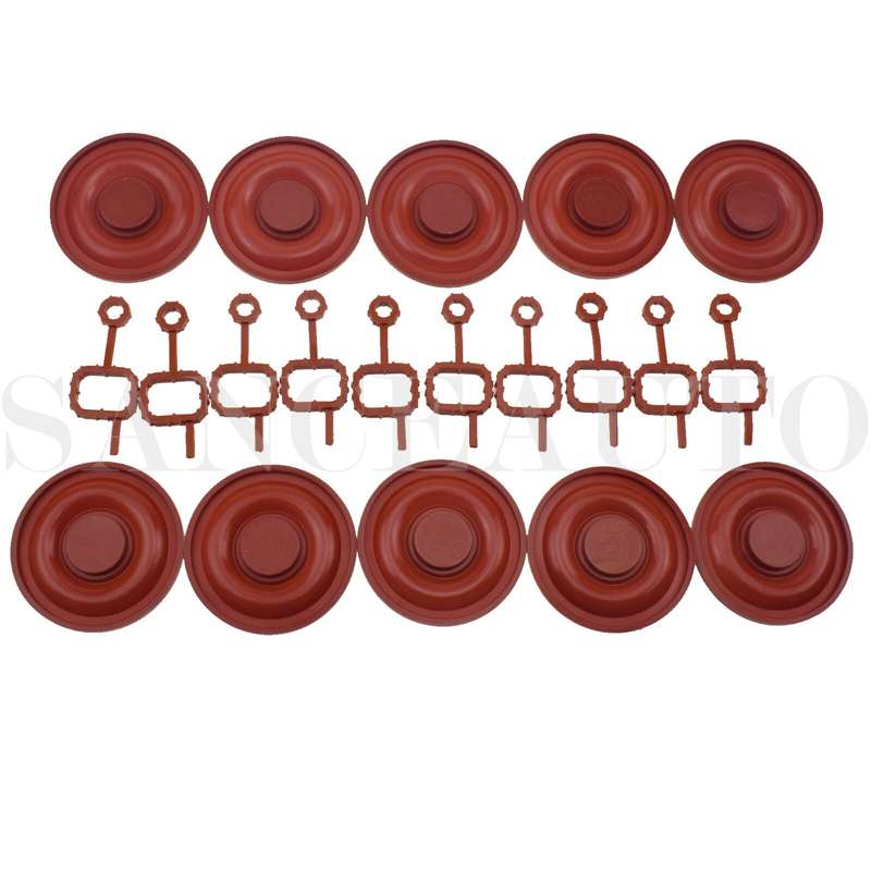 10 X For VW Audi 3.6L 3.2L Engine Valve Cover PCV Valve Seal Diaphragm Membrane