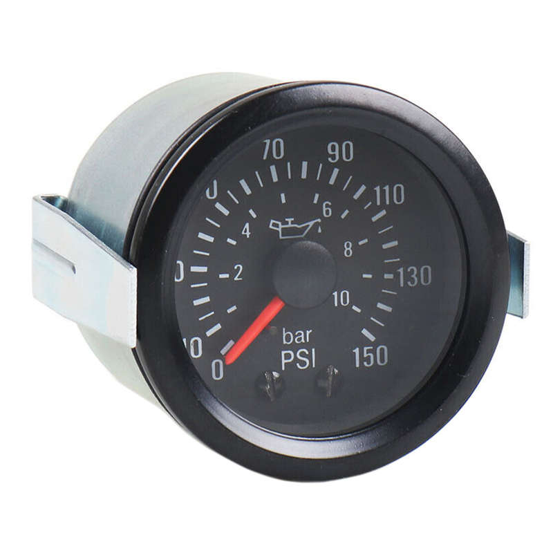 52mm Mechanical Pointer Oil Pressure Gauge 0-10Bar/0-150P