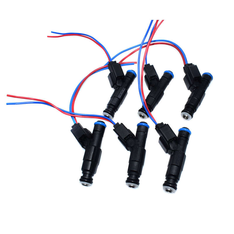 6 Set Fuel Injector & Connector 280155784 For 99-04 Jeep Cherokee Grand Wrangler