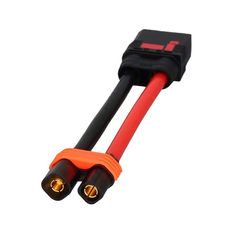 QS8 Female to 6mm Male Connector 8AWG 4" For Surron EBMX Battery Adapter Cable