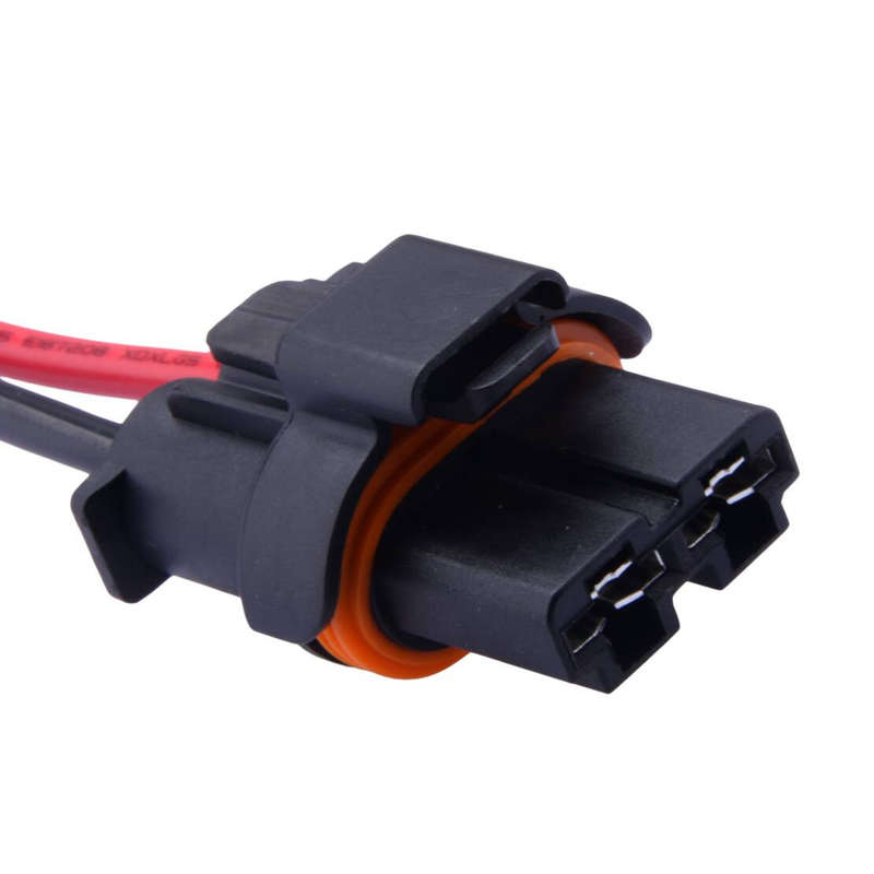 2x Radiator Cooling Fan Connector Pigtail Wiring Harness Fit For Volvo Lincoln