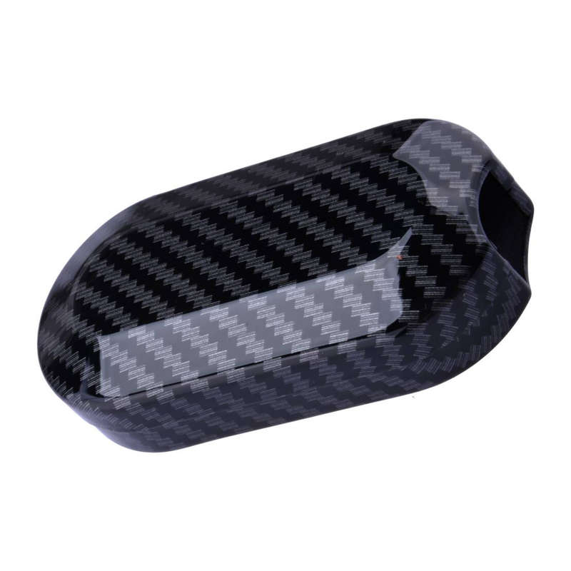Carbon Fiber Look Key Fob Cover Ring Fit For Fiat 500 Abarth Ducato Punto Doblo