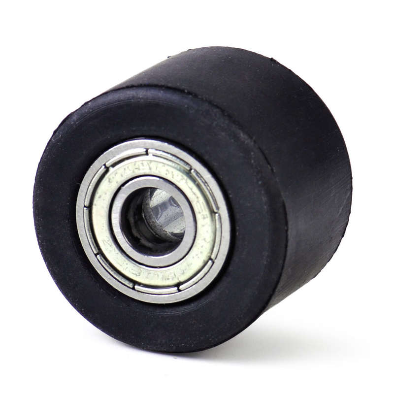 8mm Rubber Tensioner Chain Pulley Roller Wheel Fit for Motorcycle Pit Dirt Bike