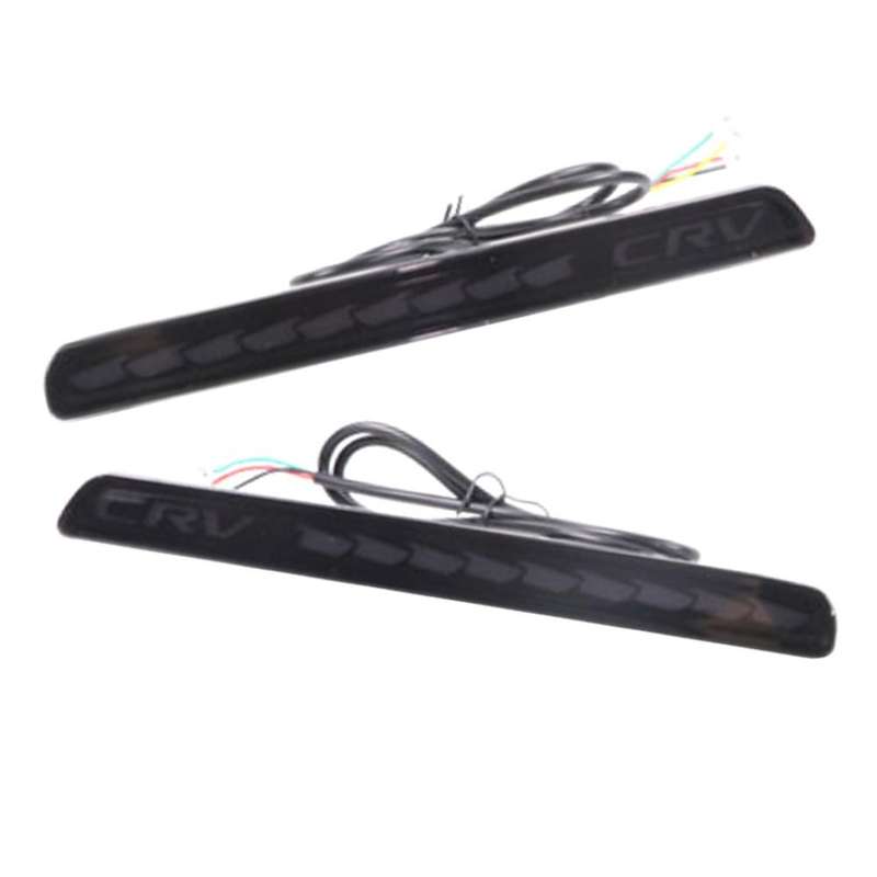 1pair LED Rear Bumper Reflector Fog Light Tail Lamp Fit for Honda CR-V 2023 2024
