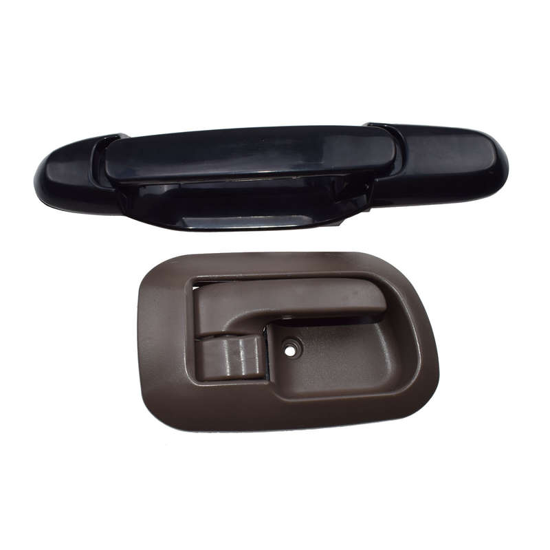 Black Outside Brown Inside Rear Right Door Handles For 98-03 TOYOTA SIENNA NEW