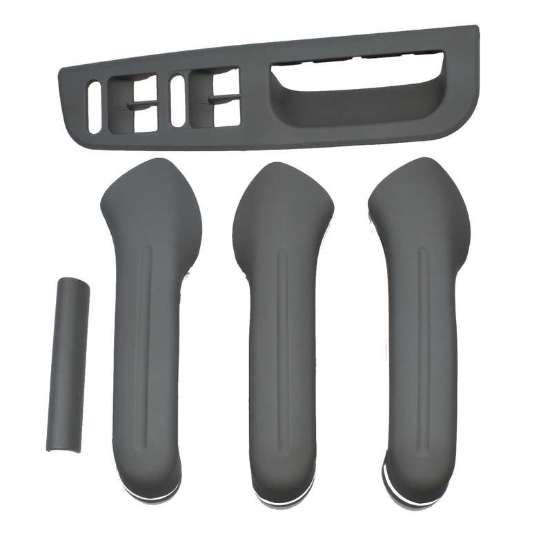 For VW Golf MK4 Gray Inner Door Grab Handle Cover Switch Bezel Trim New 5pcs