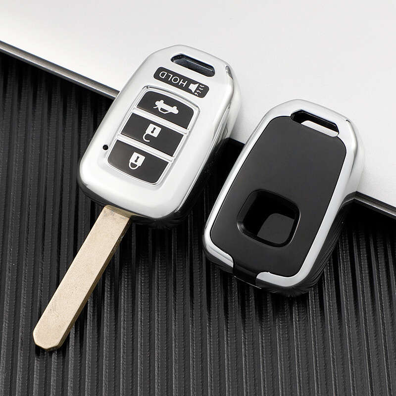 TPU Remote Car Key Case Fob Holder Shell Fit For Honda Civic Accord CR-V ws
