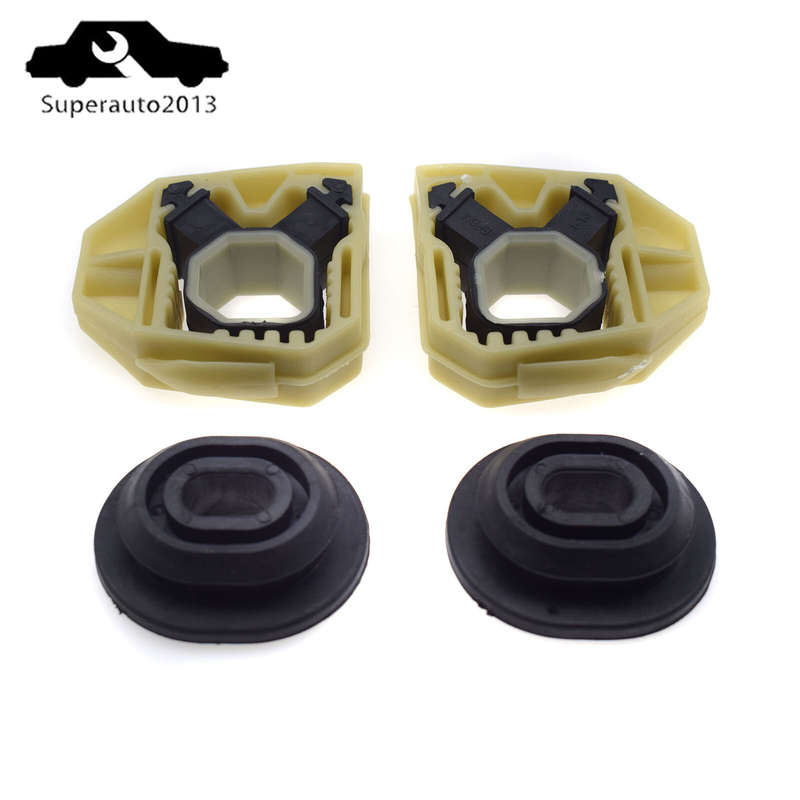 Set of 4 For Audi VW Golf Jetta MK5 MK6 Passat Rabbit Radiator Upper Lower Mount
