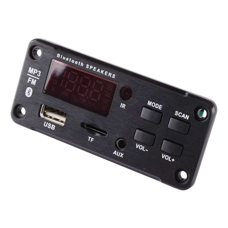 Car FM Radio Module Bluetooth Speaker MP3 Decoder Board USB TF FM Music Player