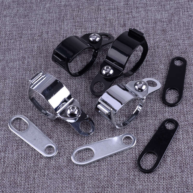 4x Motorcycle Turn Signal Fork Clamps Relocater Shock Bracket Fit For Motorcycle