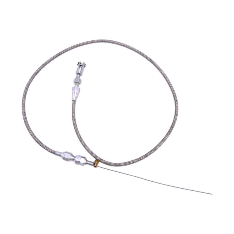 36" Universal Car Throttle Accelerator Cable Stainless Steel Braided Style