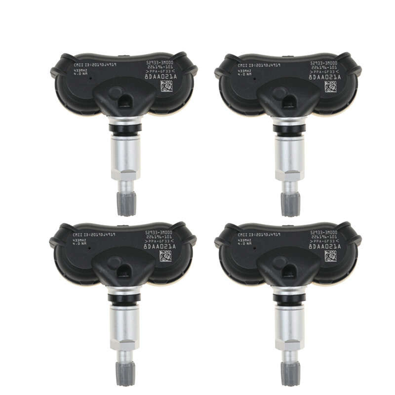 4Pcs TPMS Tire Pressure Monitor 52933-3M000 For Hyundai I40 Tucson 2010-2014