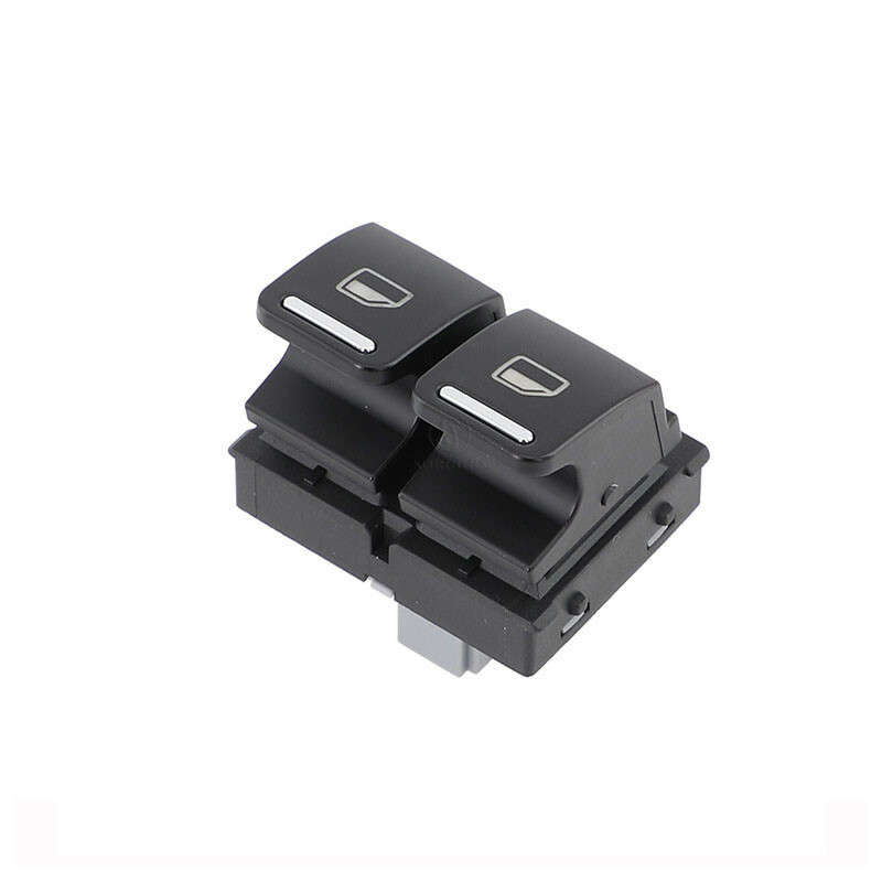 Black Aluminum Driver Side Window Switch 5C5959857A Fit for VW Volkswagen Beetle