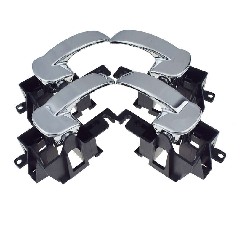 4PCS Interior Door Handles For Nissan Navara Pathfinder 80670-4X02B 80671-4X02B
