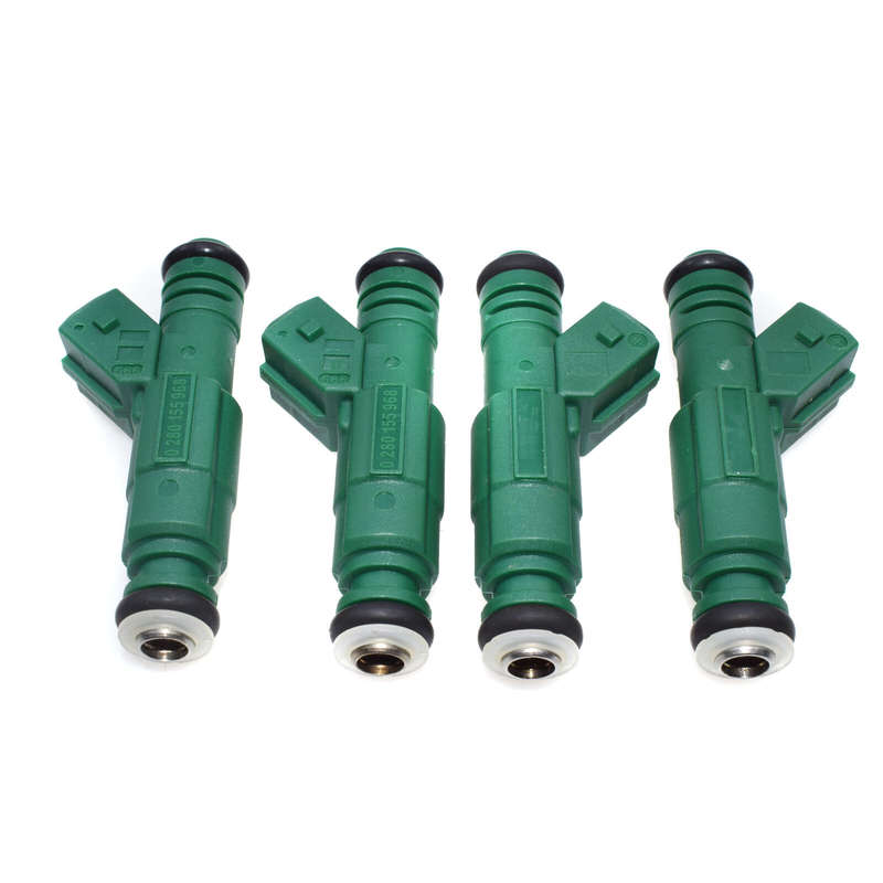 4PCS 440cc 42lb Fuel Injectors 0280155968 For VW Ford Focus Chevrolet Dodge New
